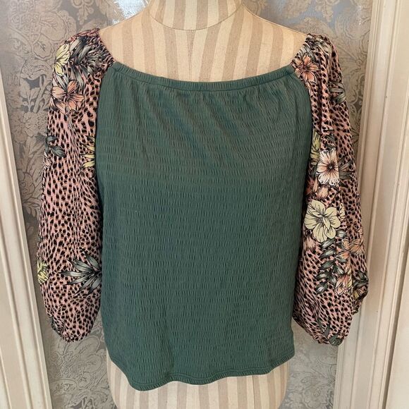 Anthropologie Tops - PRETTY Smocked Anthropologie Romance Top!